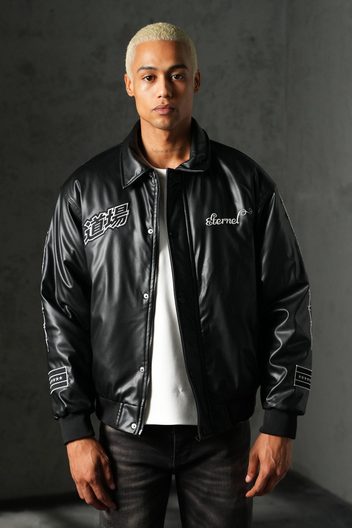 Blouson Teddy Homme Atelier Éternel Similicuir