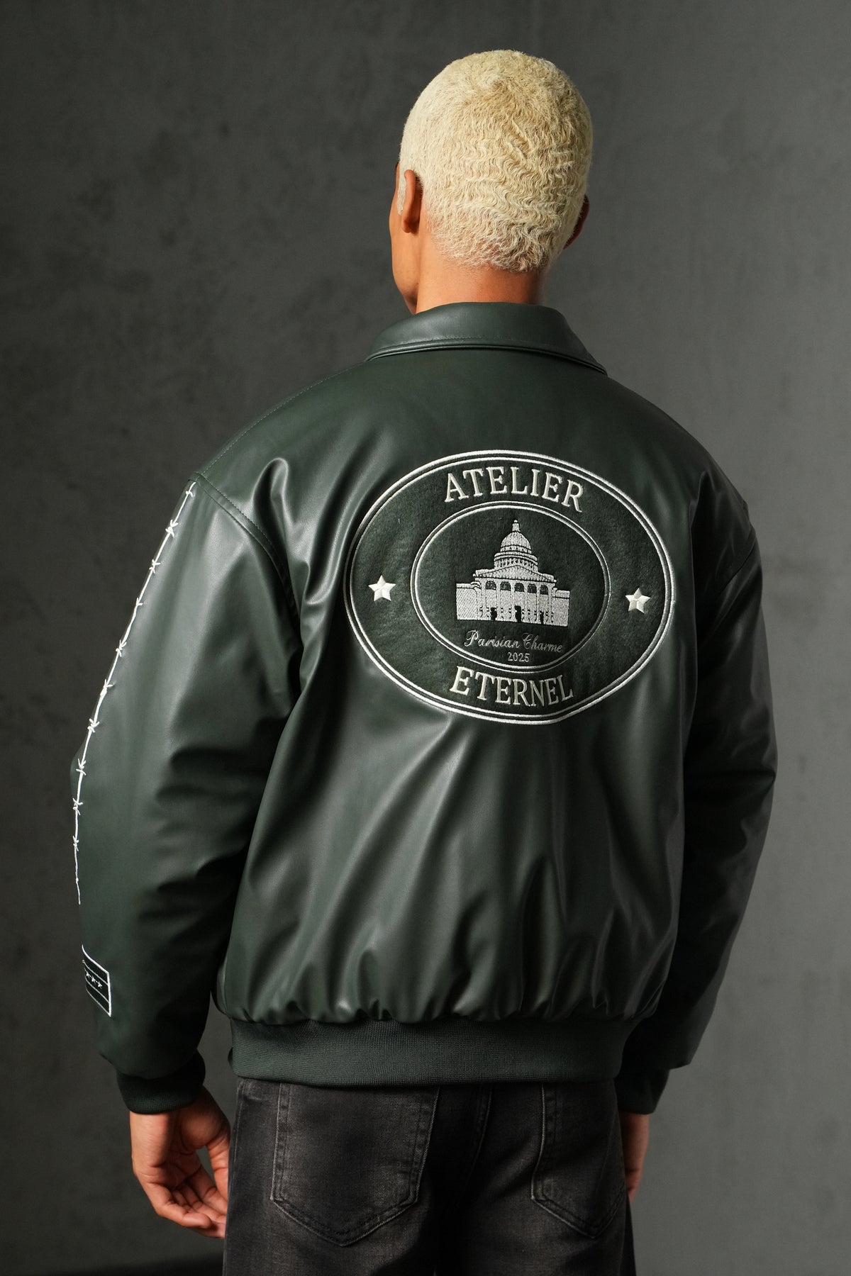 Blouson Teddy Homme Atelier Éternel Similicuir