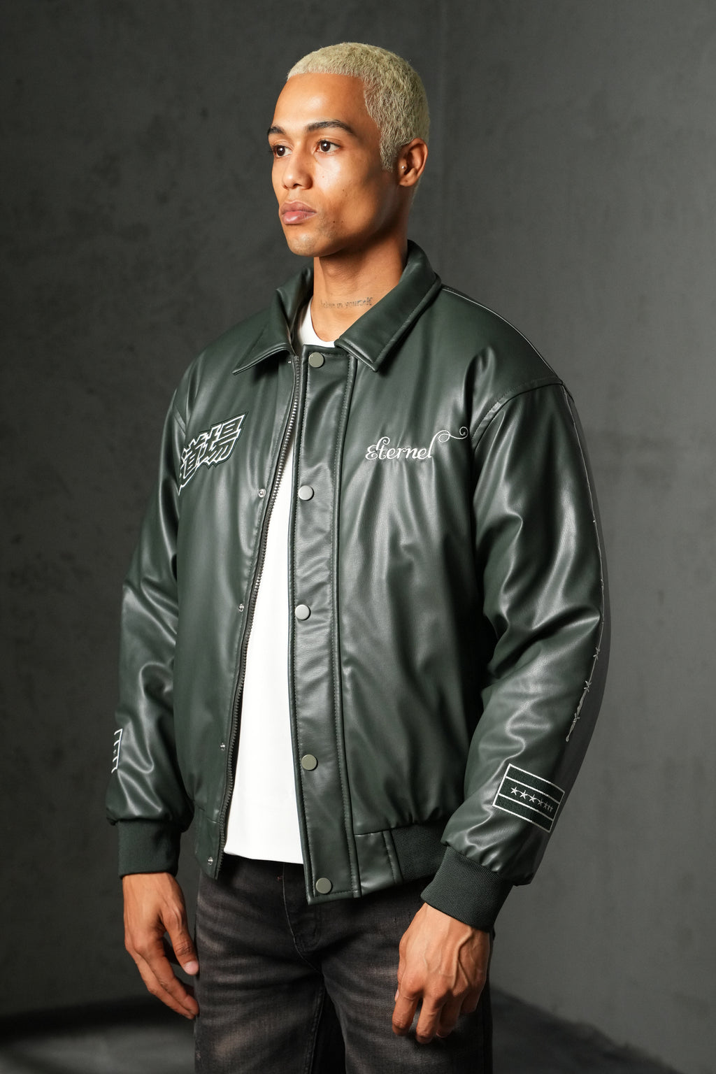 Blouson Teddy Homme Atelier Éternel Similicuir