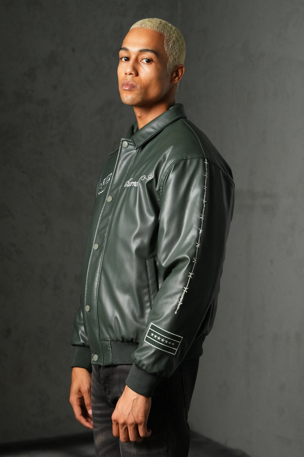 Blouson Teddy Homme Atelier Éternel Similicuir