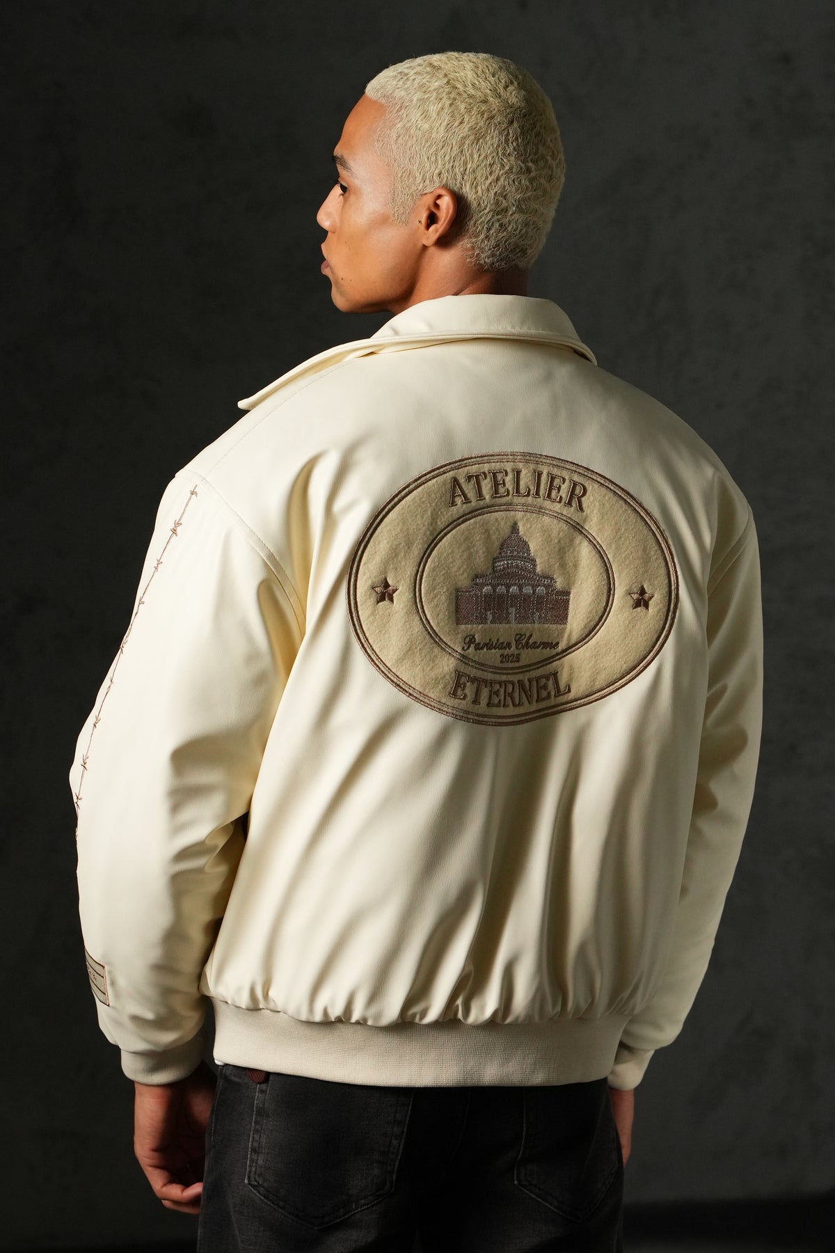 Blouson Teddy Homme Atelier Éternel Similicuir