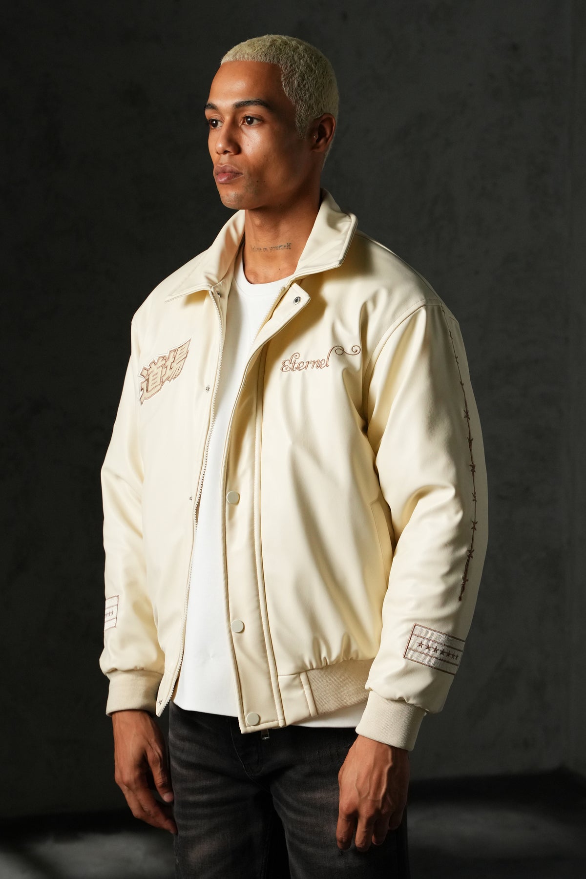 Blouson Teddy Homme Atelier Éternel Similicuir