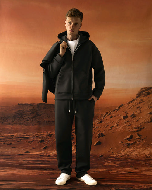 Ensemble 3 pièces sweat zippé, gilet sans manches et jogging