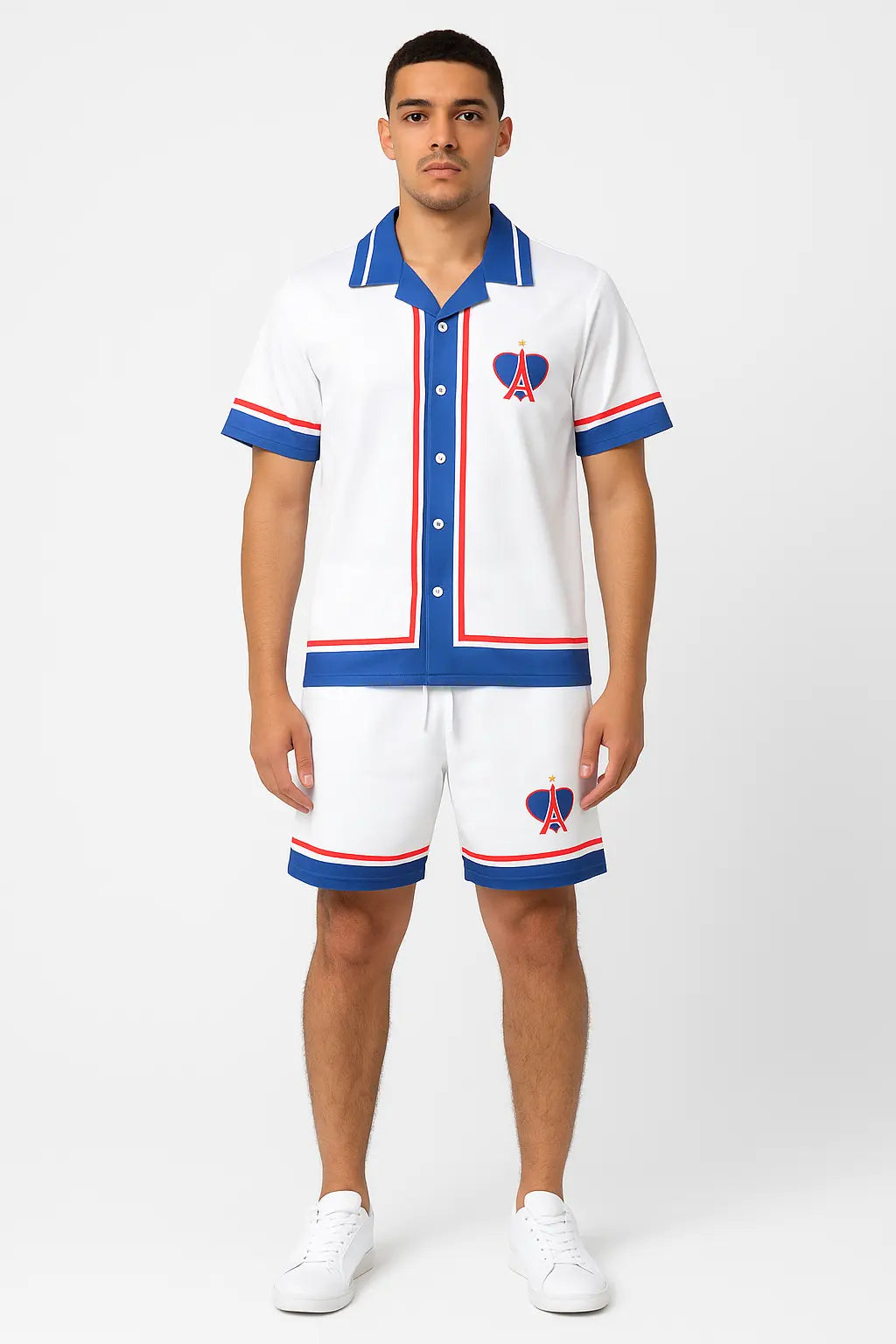 Ensemble chemise et Short paris Blanc - bonhomme