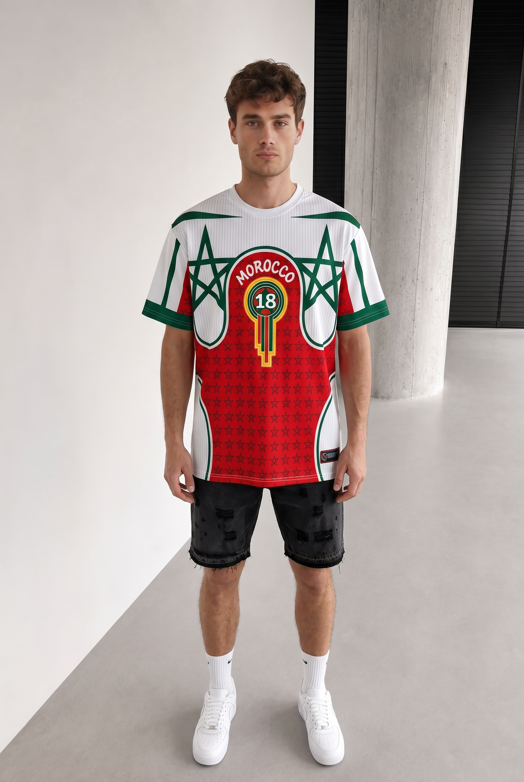T-shirt Néoprène Morocco 18 – Esprit streetwear et inspiration sportive