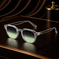 Lunettes de soleil carrées monture transparente bonhommeboutique