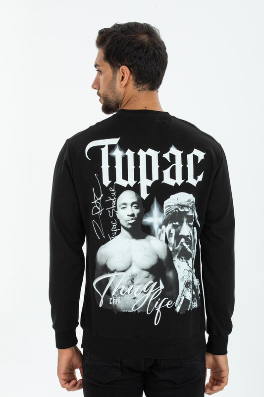 Sweat 2 Pac Thug Life Wordwide Noir