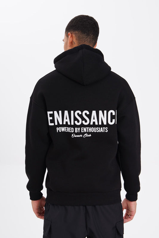 Sweat Capuche Renaissance Noir