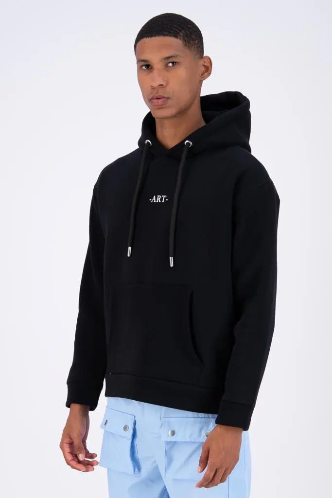 Sweat Capuche van Gogh Noir bonhomme