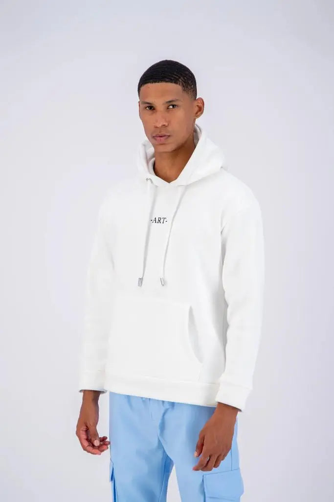 Sweat capuche Van Gogh Blanc bonhomme