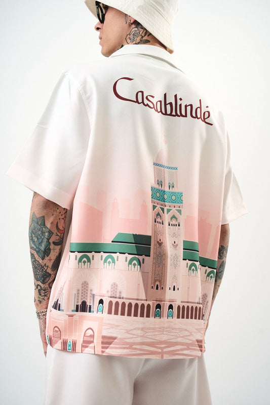 Ensemble Chemise et Short Casablindé Beige