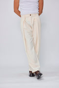 Pantalon à pinces homme coupe buggy large  Taille haute