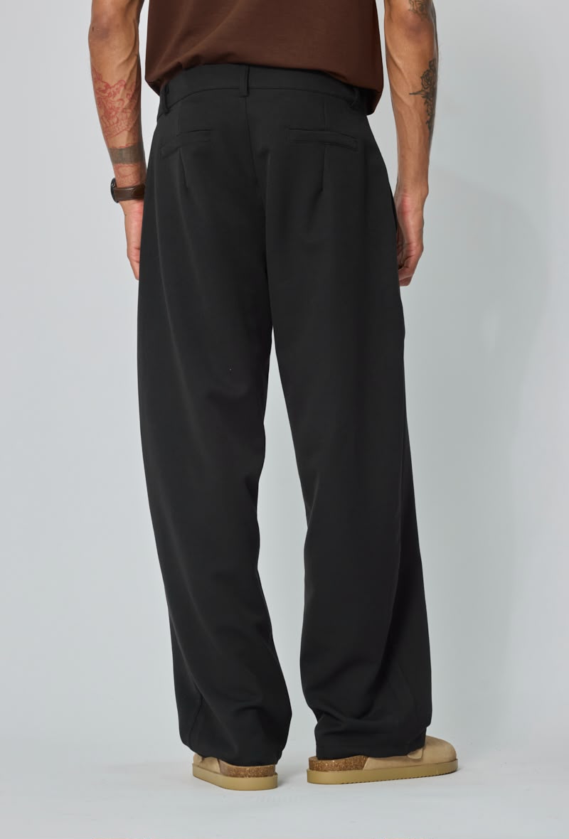 Pantalon à pinces homme coupe buggy large  Taille haute