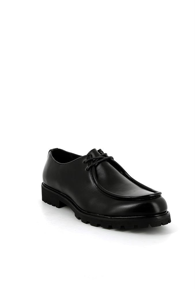 Chaussures derby homme moc-toe semelle chunky