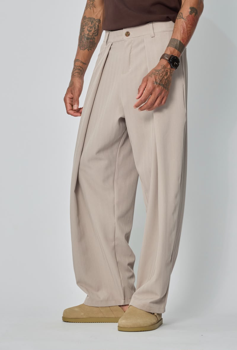 Pantalon homme Large à Pinces Coupe Oversize Fluide