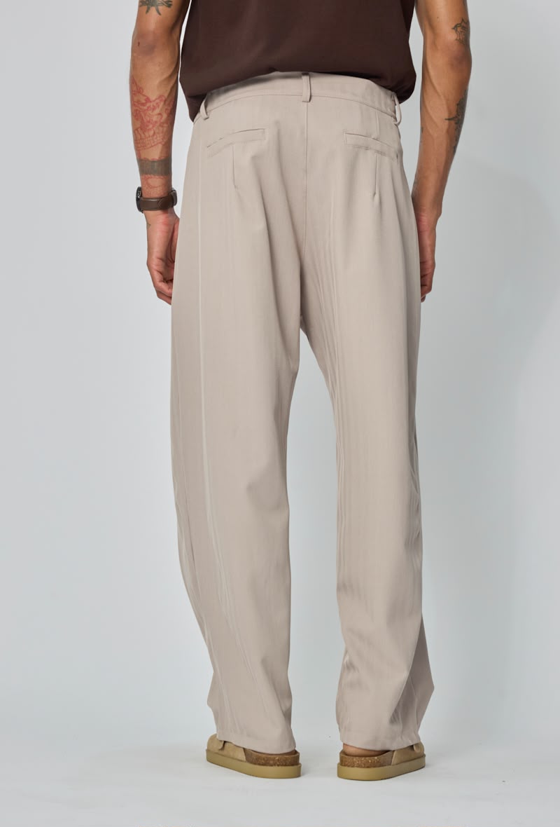 Pantalon homme Large à Pinces Coupe Oversize Fluide