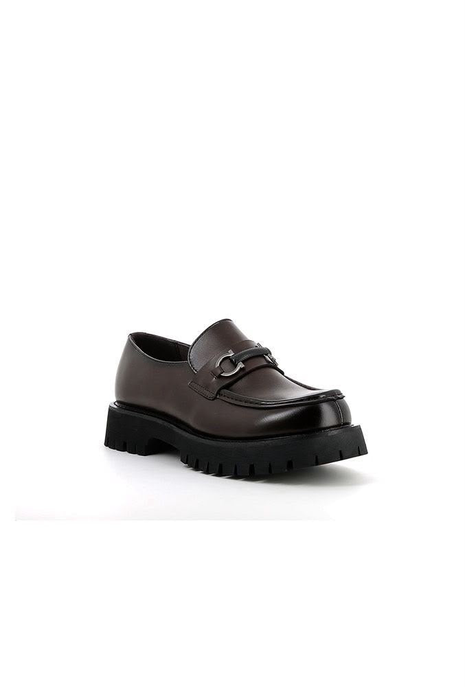 Mocassin homme chunky semelle crantée mors métallique