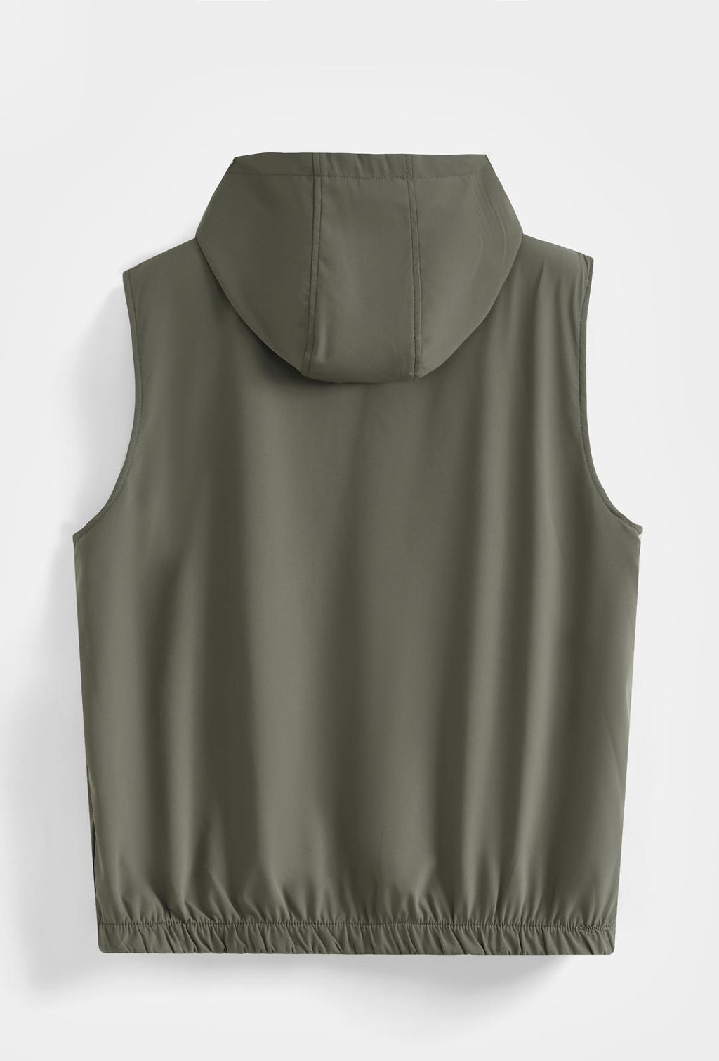 Veste sans manches réversible à capuche