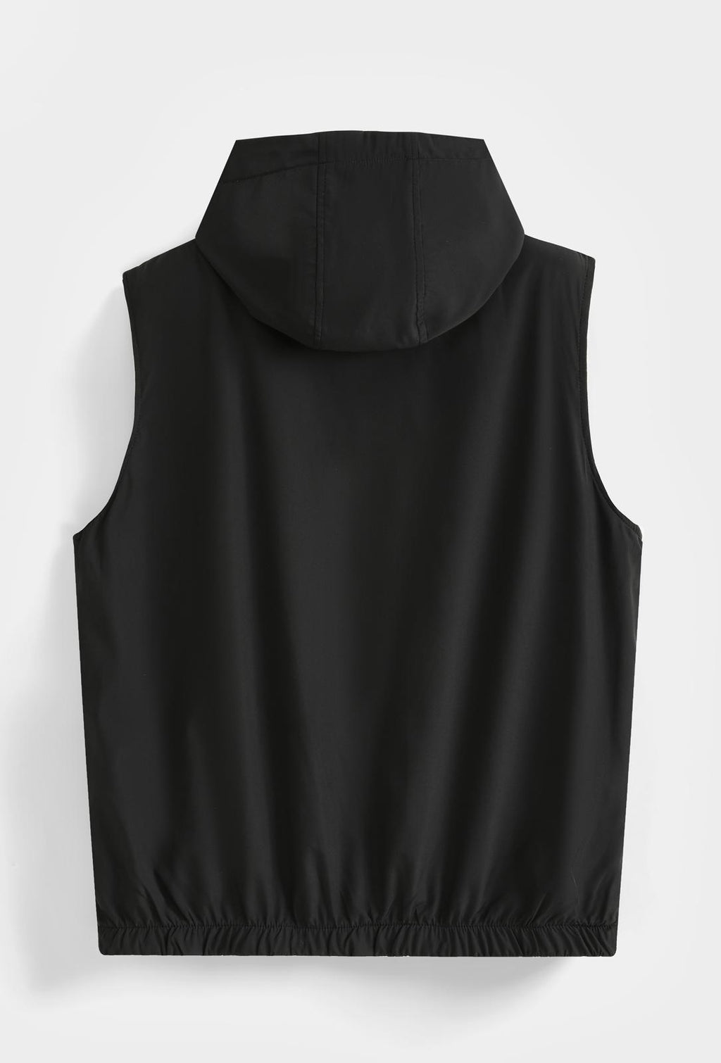 Veste sans manches réversible à capuche