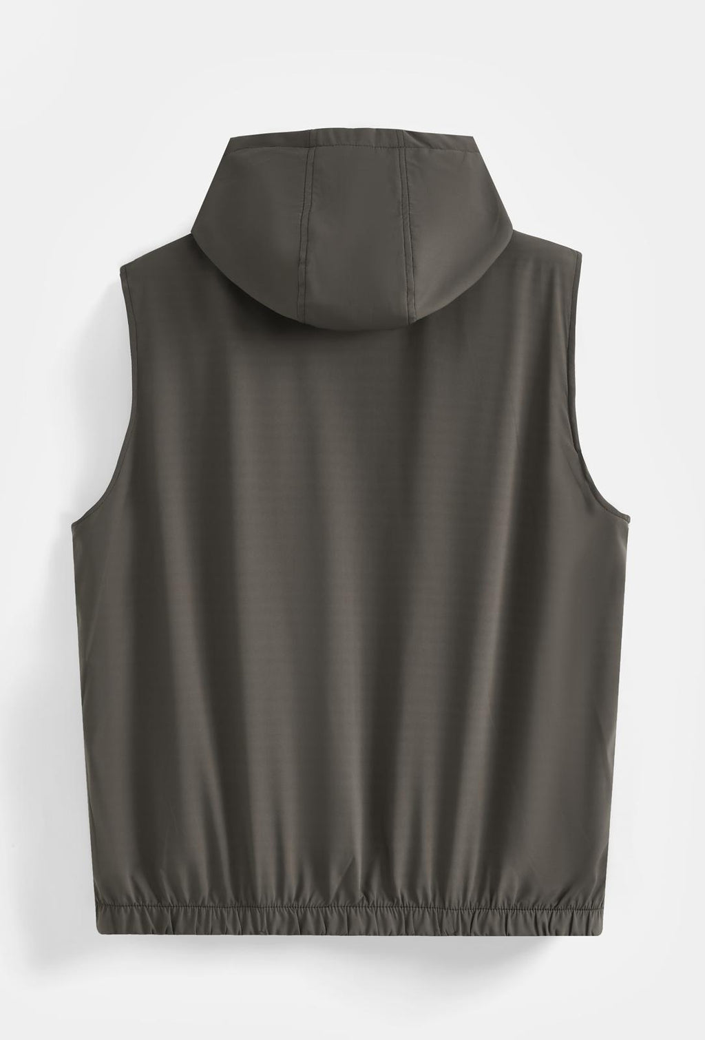 Veste sans manches réversible à capuche