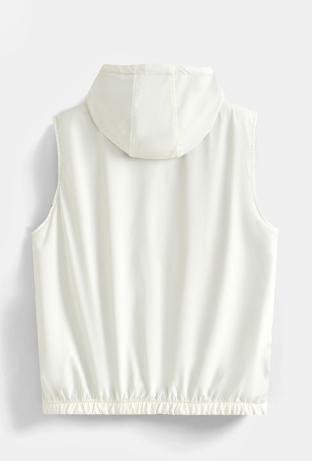 Veste sans manches réversible à capuche