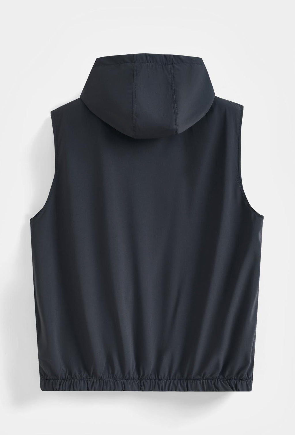 Veste sans manches réversible à capuche