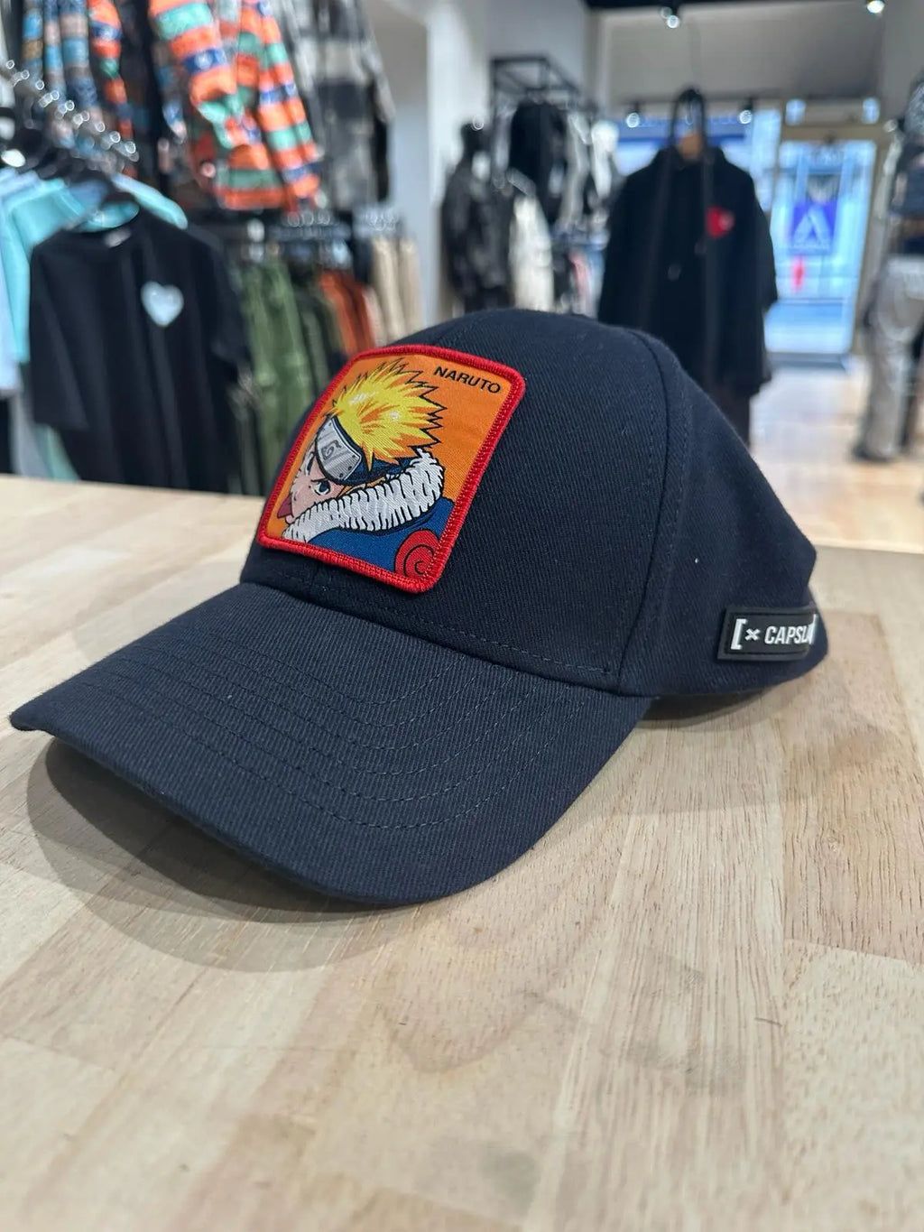 Casquette Baseball Naruto Classic Snapback Bleu Capslab bonhomme