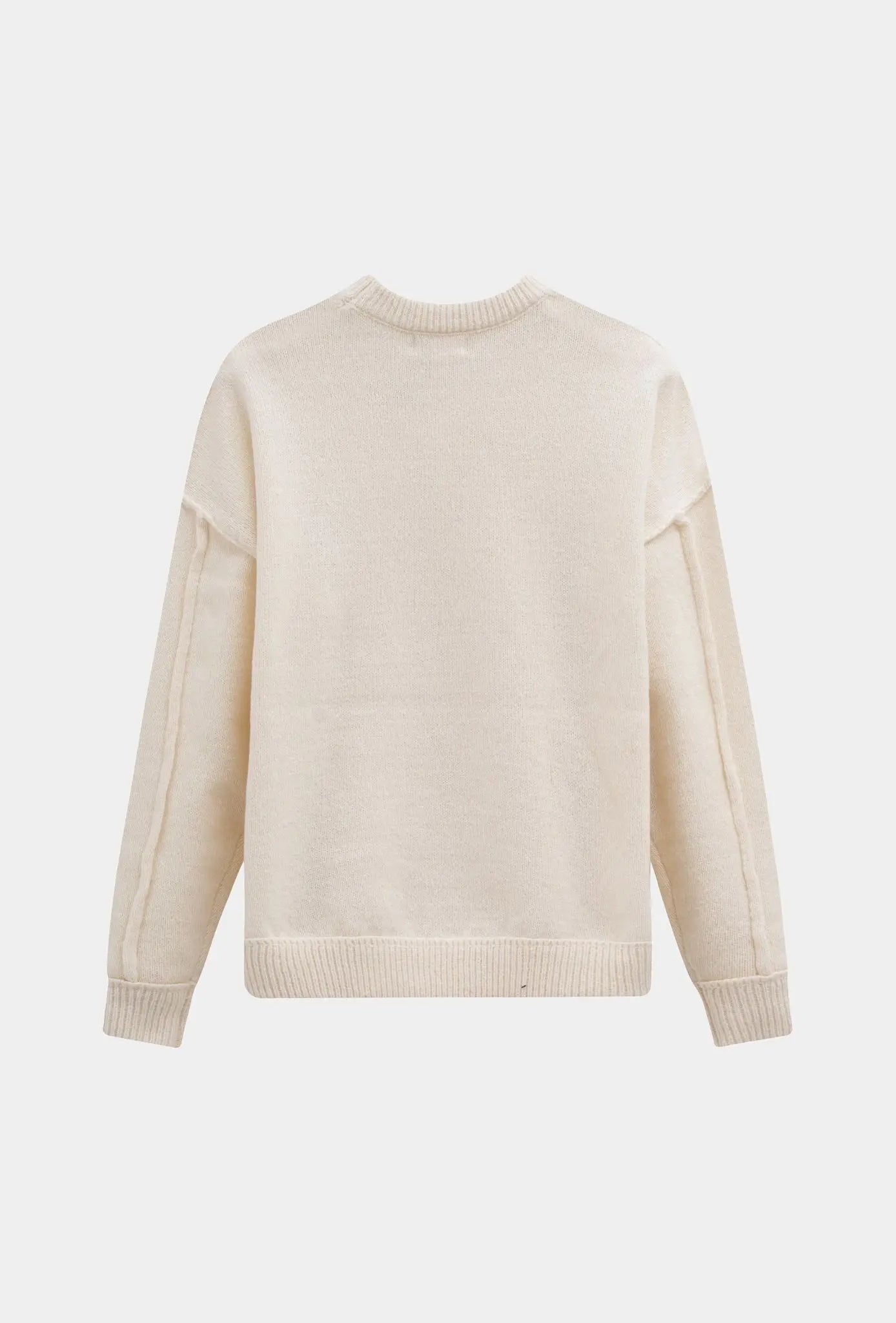 Pull Homme Blanc bonhomme
