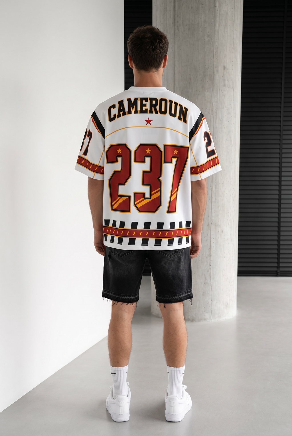 T-shirt Oversize Cameroun 237 — Les Lions Indomptables