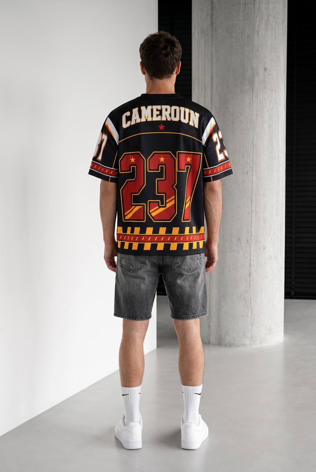 T-shirt Oversize Cameroun 237 — Les Lions Indomptables