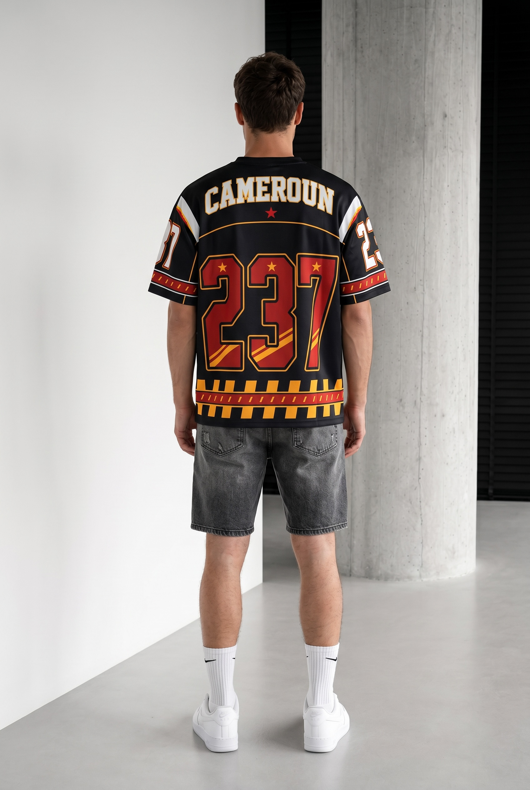 T-shirt Oversize Cameroun 237 — Les Lions Indomptables