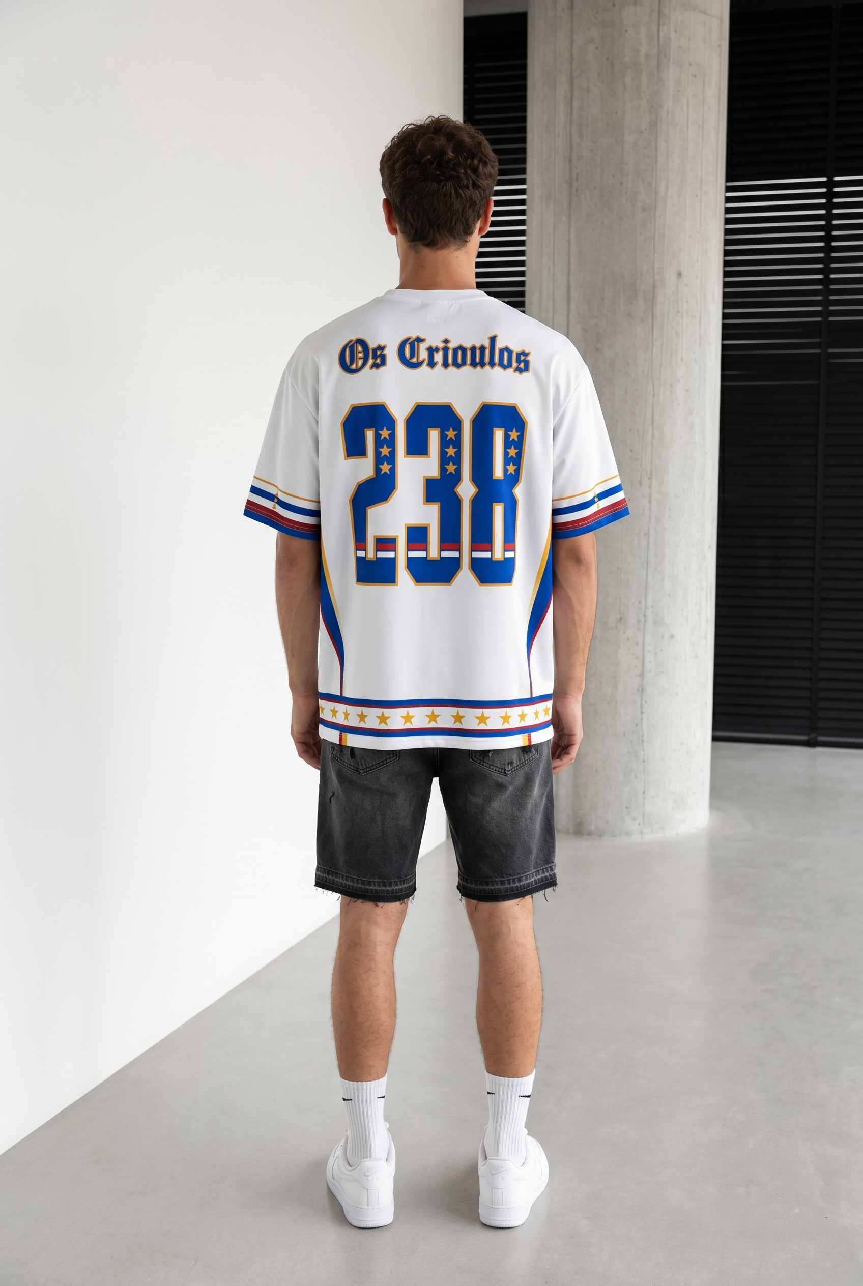 T-shirt Oversize Cabo Verde 238 — Os Crioulos Edition
