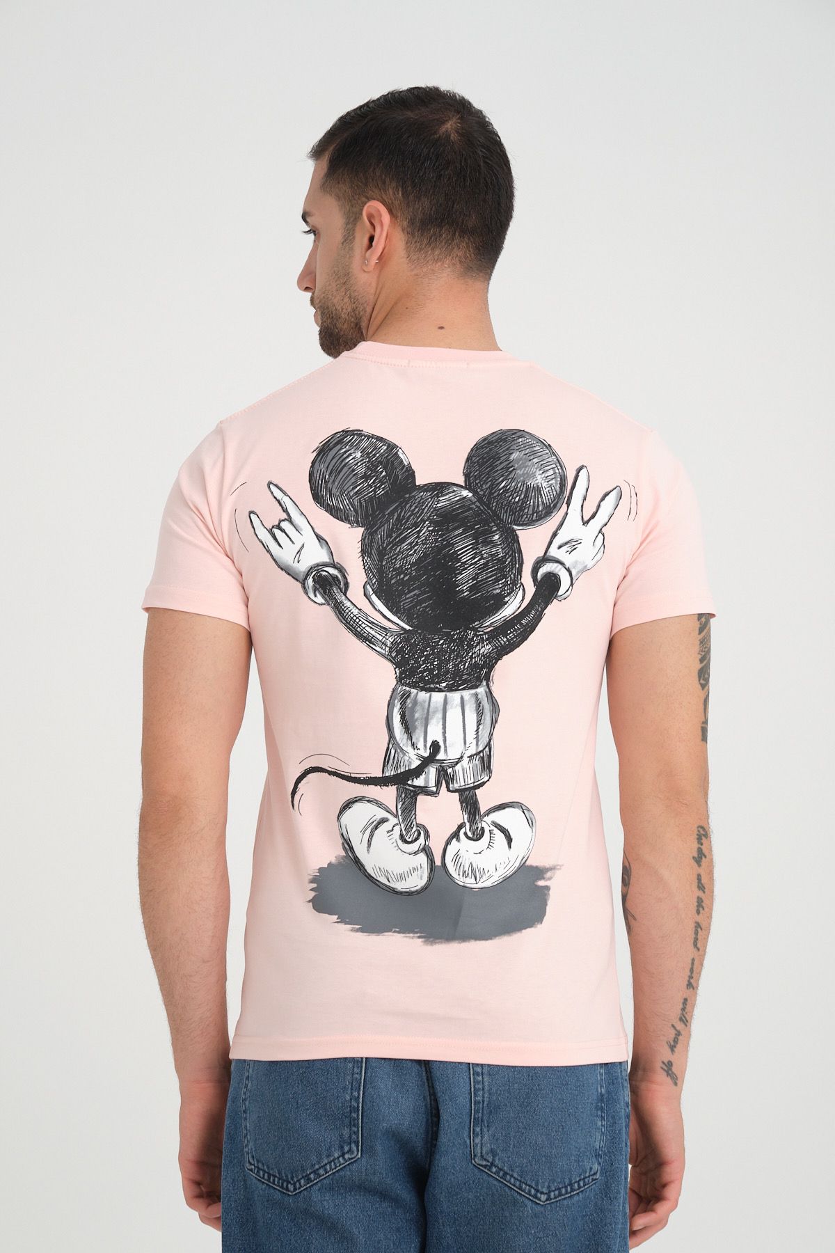 Tee Shirt Mickey Slim Rose