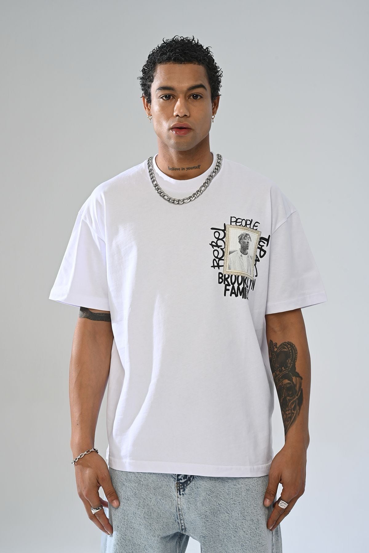 Tee Shirt 2 Pac Blanc People