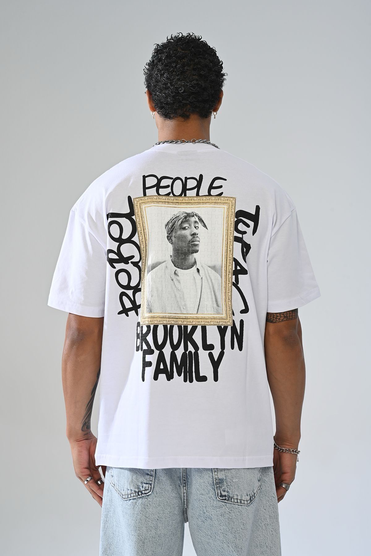 Tee Shirt 2 Pac Blanc People