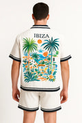 Ensemble Ibiza Blanc Noir bonhomme