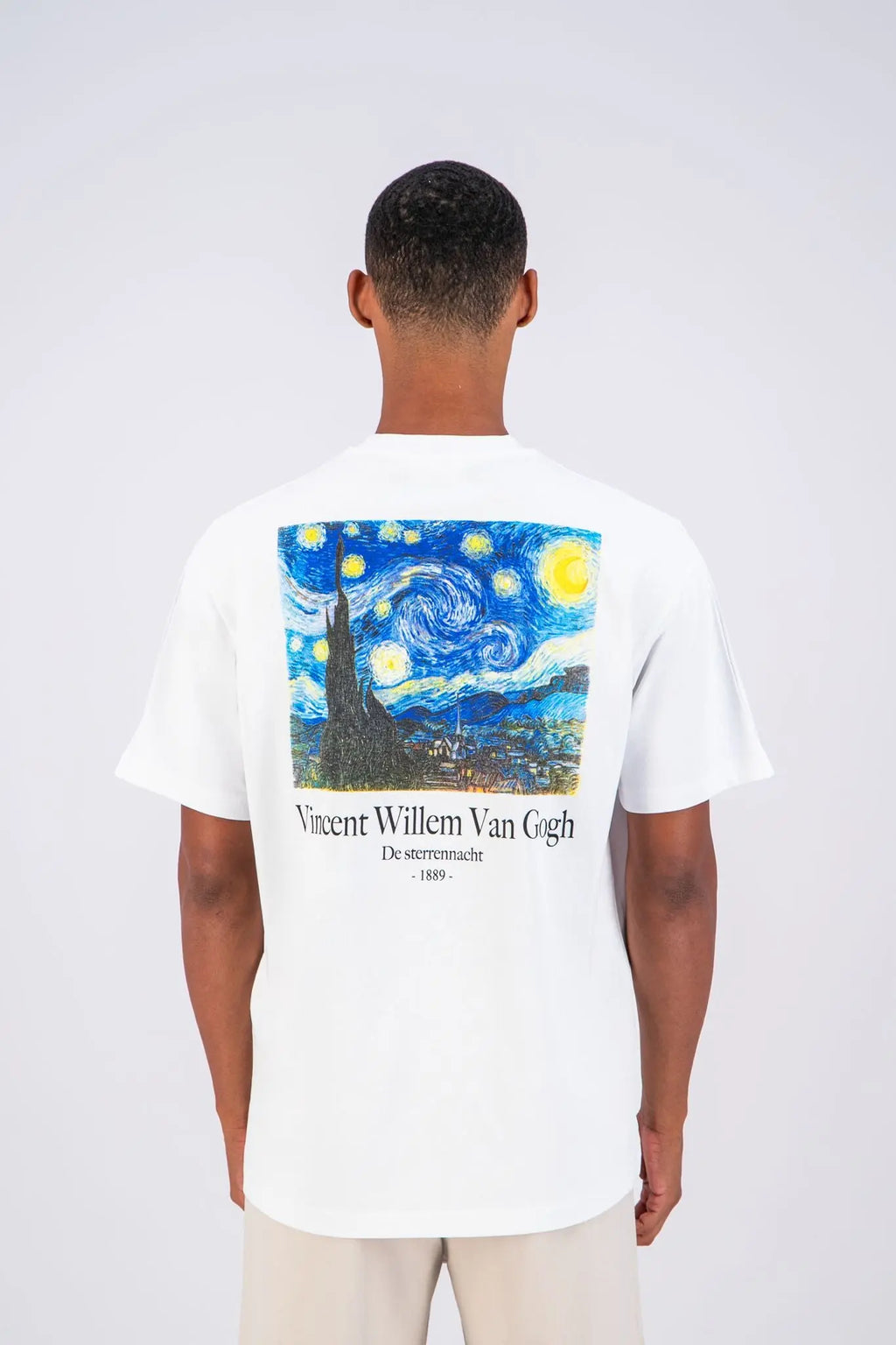 Tee Shirt Van Gogh Blanc bonhomme