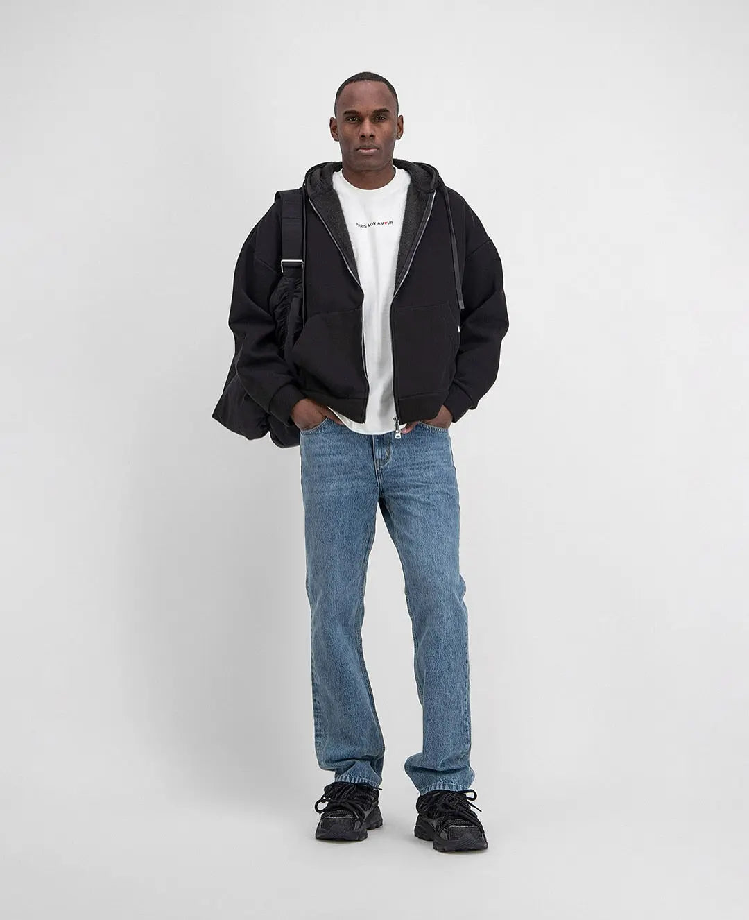 Jeans Baggy Bleu bonhomme