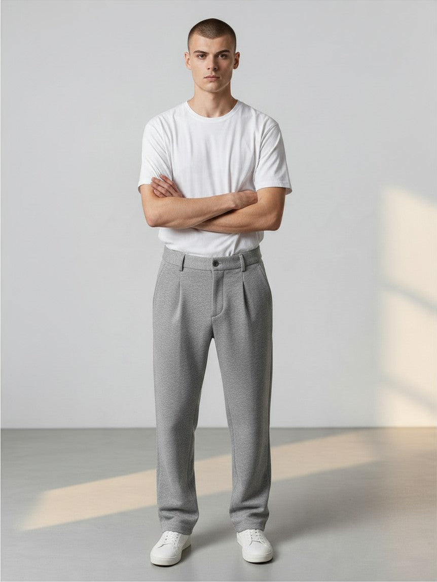 Pantalon Homme à Pinces Néoprène Coupe Ballon