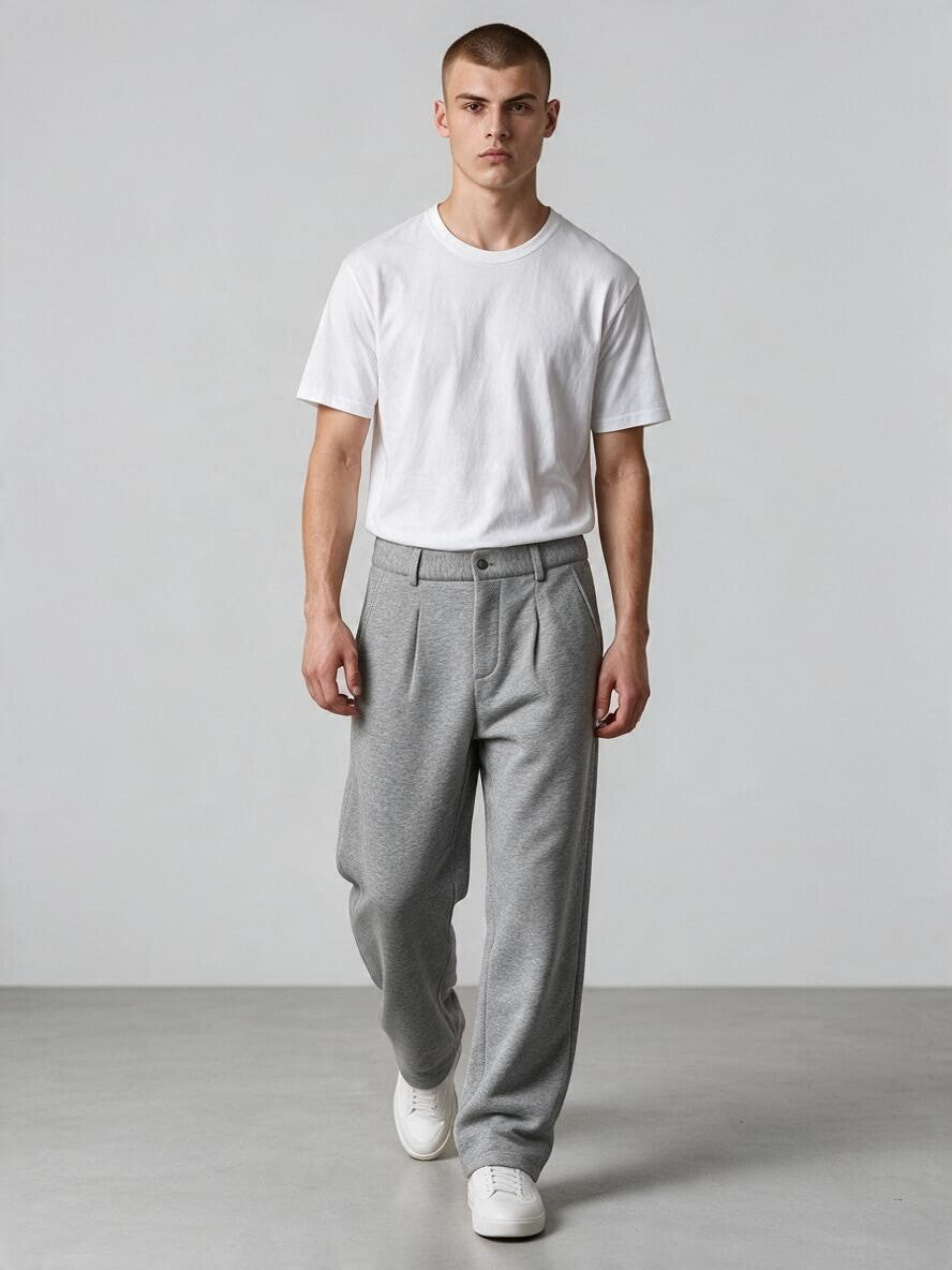 Pantalon Homme à Pinces Néoprène Coupe Ballon