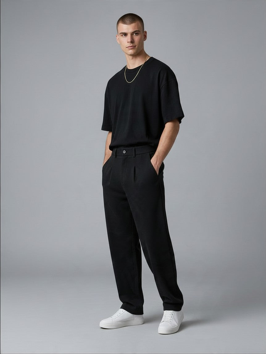 Pantalon Homme à Pinces Néoprène Coupe Ballon