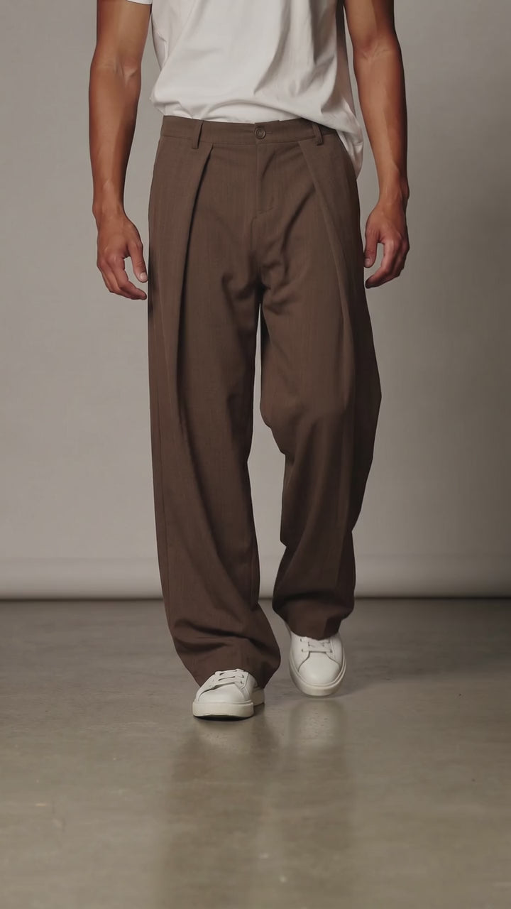 Pantalon Large à Pinces — Coupe Oversize Fluide
