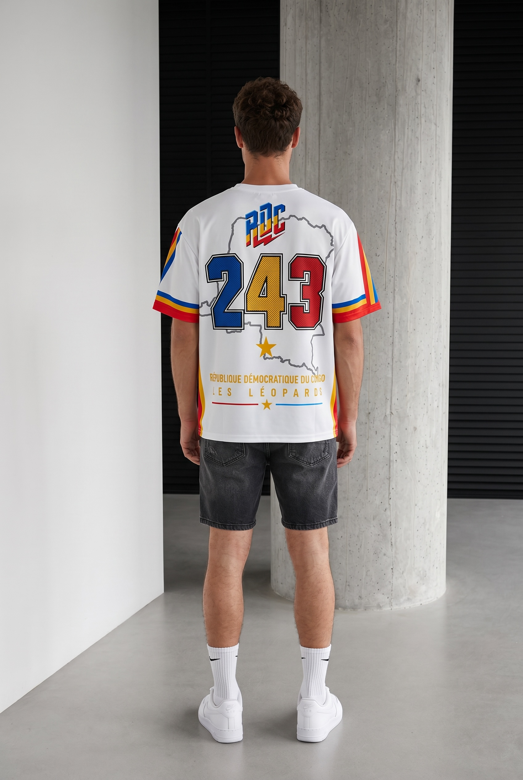 T-shirt Oversize RDC 243 — Les Léopards Edition
