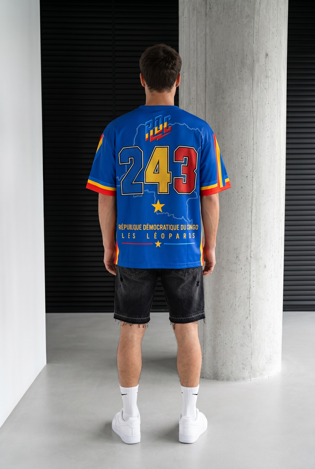T-shirt Oversize RDC 243 — Les Léopards Edition