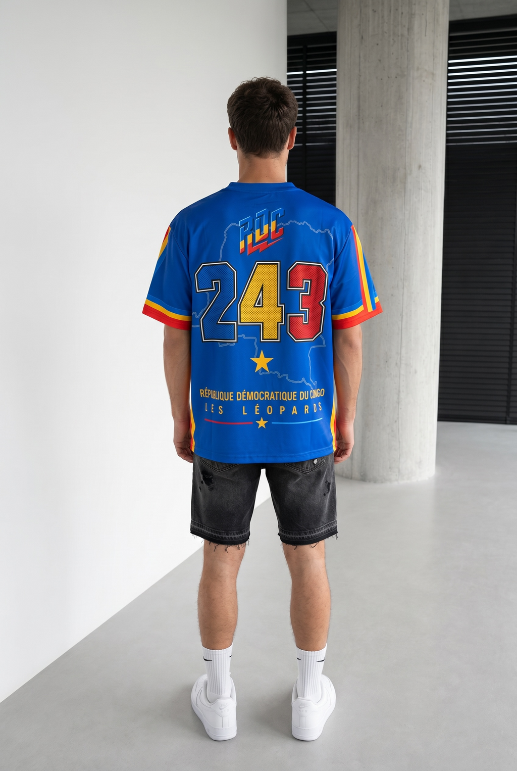 T-shirt Oversize RDC 243 — Les Léopards Edition