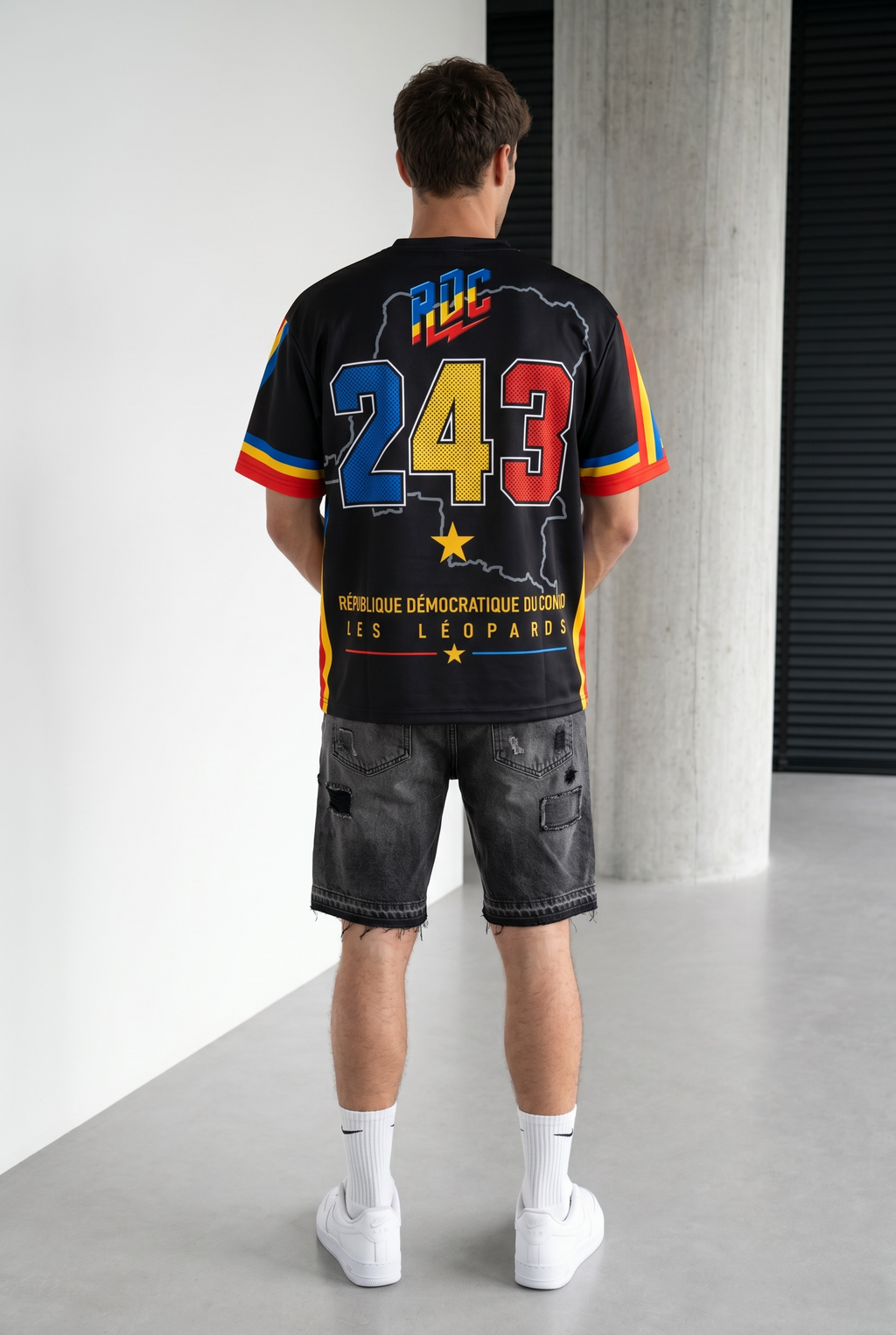 T-shirt Oversize RDC 243 — Les Léopards Edition