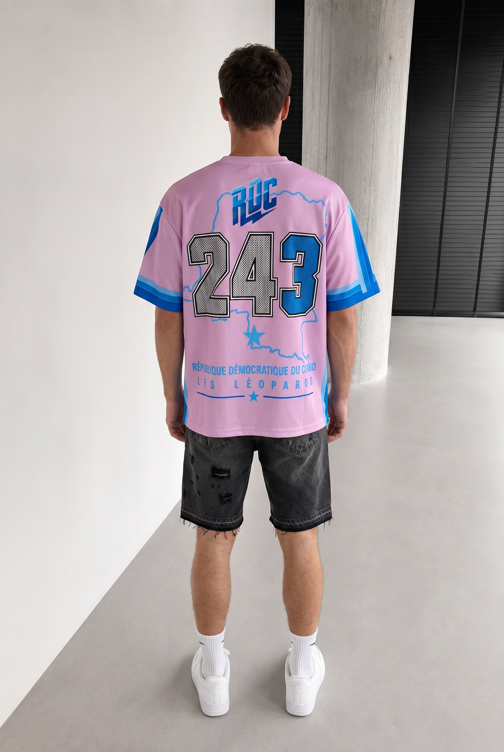 T-shirt Oversize RDC 243 — Les Léopards Edition