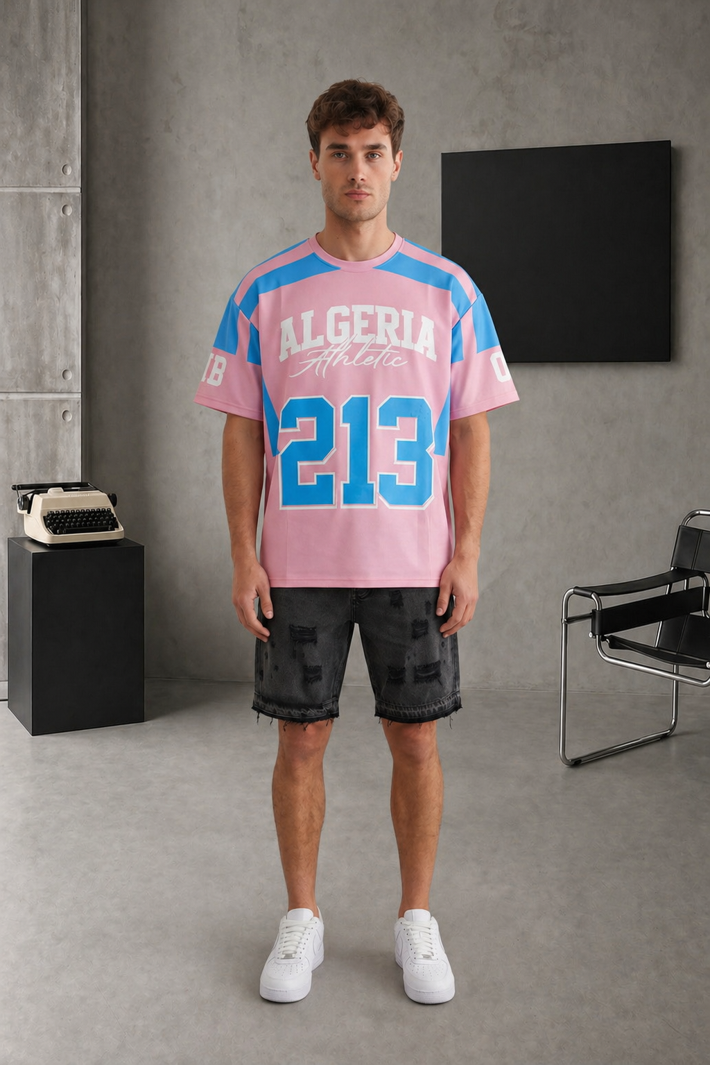 T-shirt Homme Néoprene Algeria Athletic 213 – édition sport street