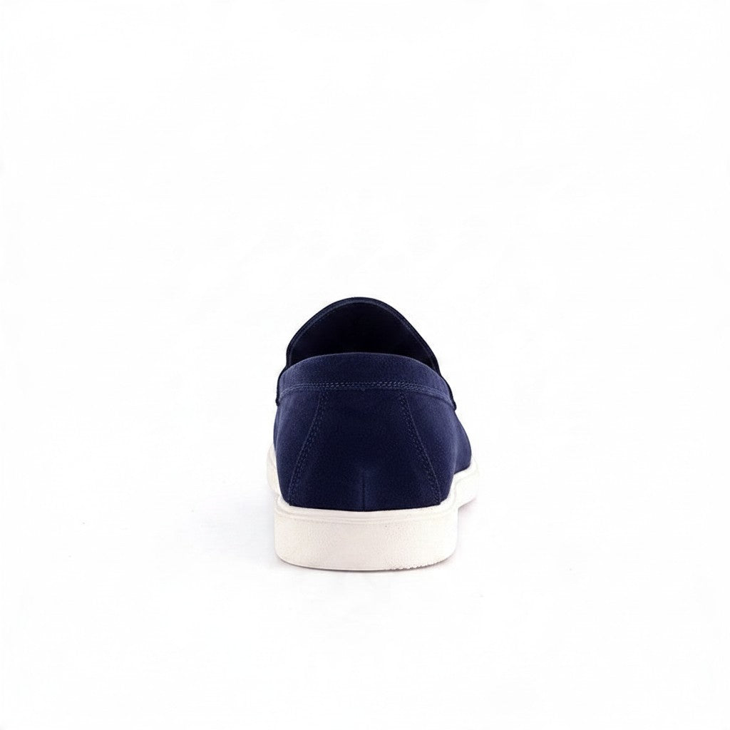 Mocassin homme daim beige slip-on – photo 7