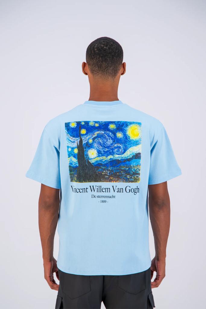 tee shirt ciel Van Gogh